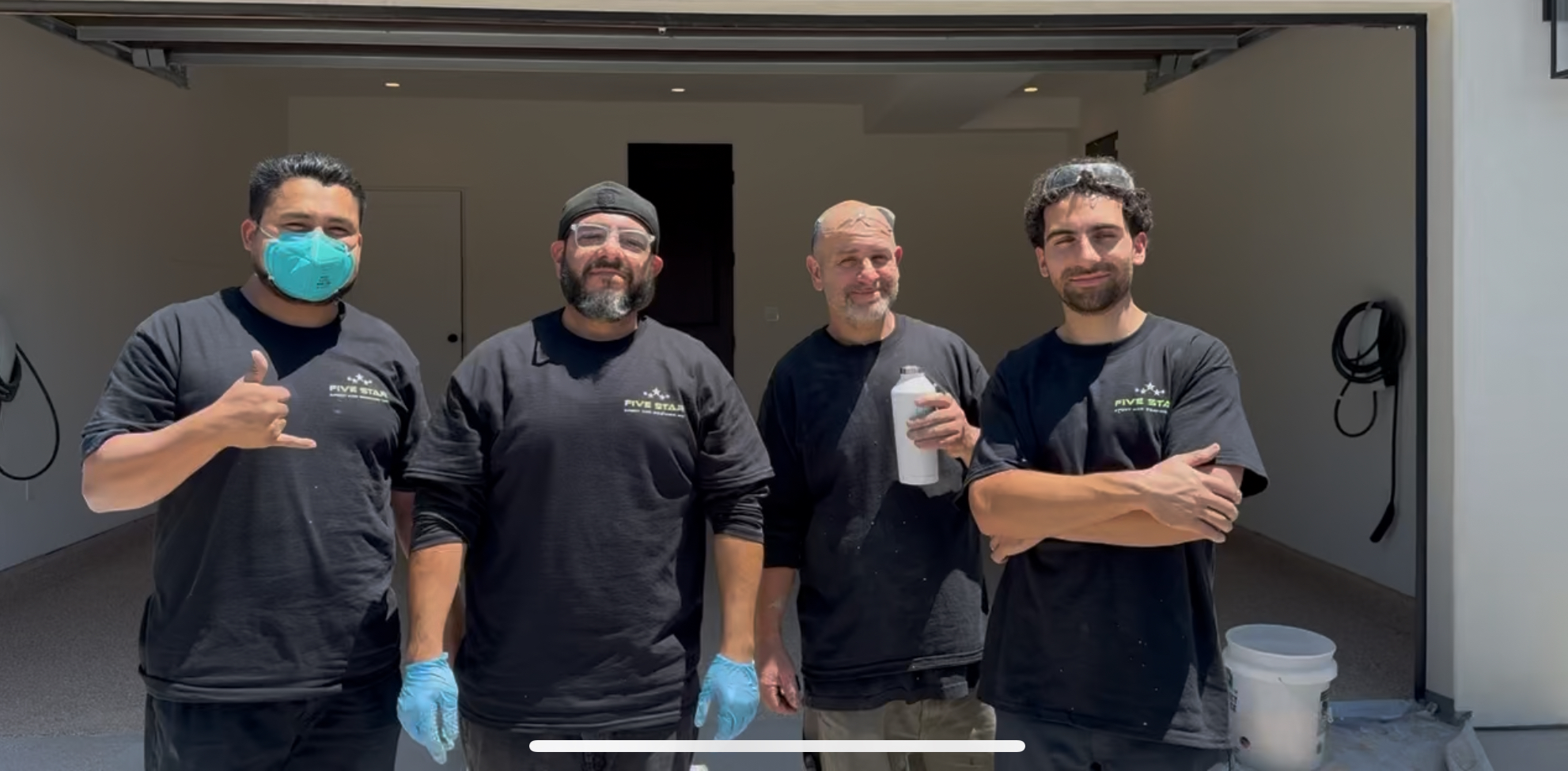 Five Star Epoxy Pros team picture